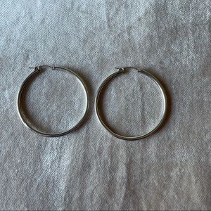 2/$20 Sterling Silver Hoop Earrings